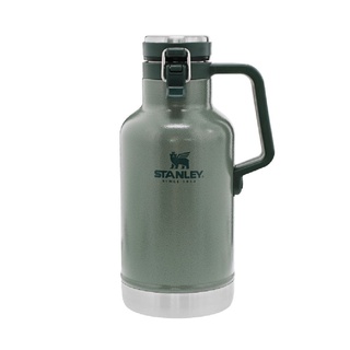 STANLEY CLASSIC EASY-POUR BEER GROWLER 64OZ HAMMERTONE GREEN