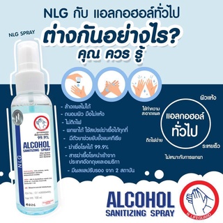 NLG แอลกอฮอล์สเปย์ Alcohol Spray 70% (60ml.) ของแท้💯