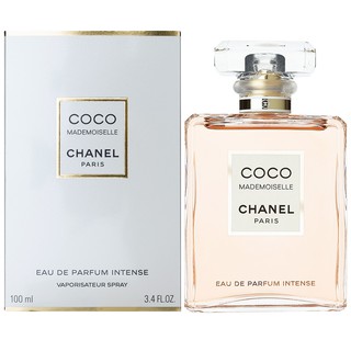 น้ำหอมผู้หญิง ชาแนล coco mademoiselle eau de parfum intense EDP 100ml.