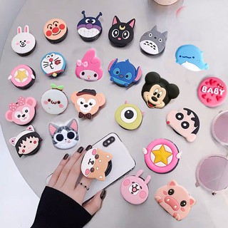 POP SOCKET ขาตั้งโทรศัพท์มือถือลายการ์ตูน 3 D