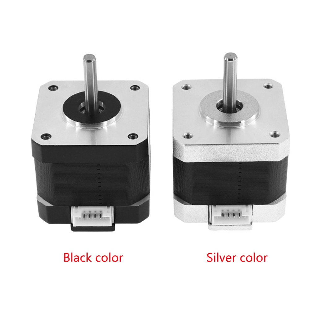 สเต็ปมอเตอร์ Nema17 38 มม. 42 มอเตอร์ Nema 17 มอเตอร์ 42BYGH 1.5A (17HS4401) 4 ตะกั่ว สําหรับเครื่องพิมพ์ 3D 1 ชิ้น