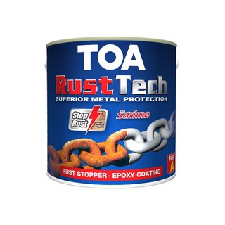 สีรองพื้นโลหะ TOA RUSTTECH A + B 1/4 แกลลอน สีเทา