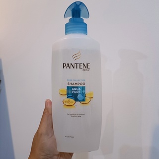 แพนทีนแชมพูอควาเพียว 500มล. แชมพูดูแลผม นุ่มสลวย มีน้ำหนัก Pantene Aqua Pure Shampoo 500 ml. Shampoo for hair care, soft