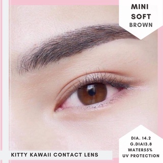 Kitty Kawaii mini soft brown ค่าสายตา 0.00-600/gray0.00-500