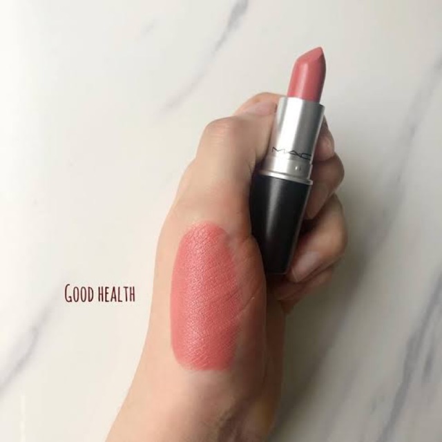 Mac cosmetic satin lipstick  good health fullsize | Shopee Thailand