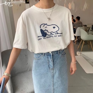 🐶เสื้อยืดลายสนูปปี้ snoopy