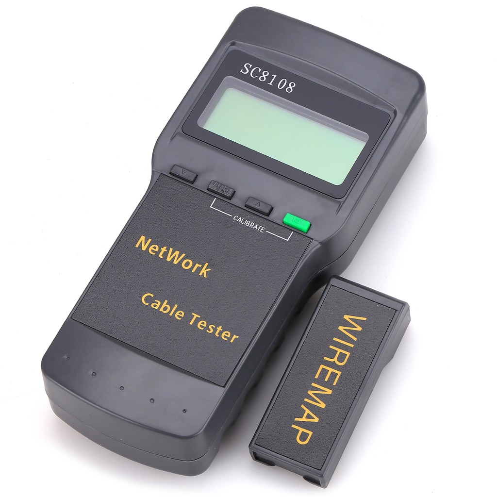 SC-8108 Digital Twisted Wire Meter Test Cat5 RJ45 STP UTP LAN โทรศัพท์ Coaxial เครื่องทดสอบสายเคเบิล