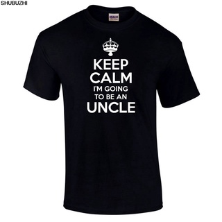 [S-5XL] เสื้อยืด พิมพ์ลาย Keep Calm Im Going To Be An Uncle Born Nephew คุณภาพสูง แฟชั่นสําหรับผู้ชายตั้งครรภ์