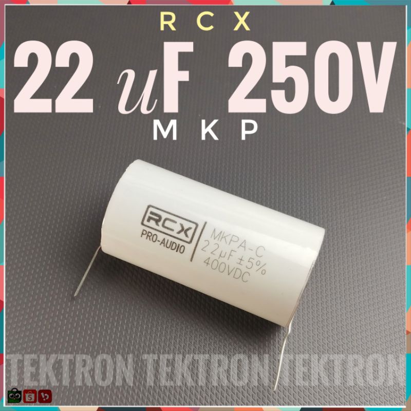 RCX 22uF 400V Audio Axial Capacitor Crossover BP NP Bipolar Non