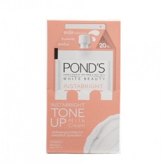 1กล่อง 6 ซอง พอนด์ส ไวท์ บิวตี้ โทนอัพครีม (Ponds White Beauty Instabright)