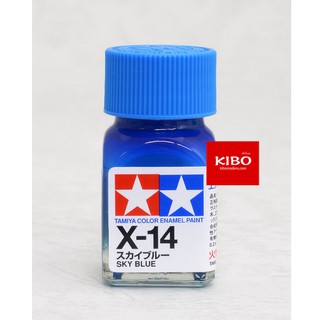 สีสูตรอีนาเมล TAMIYA X-14 sky (10 Ml)