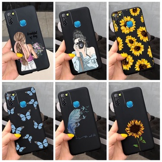 เคสโทรศัพท์มือถือซิลิโคน TPU แบบนิ่ม ลายดอกทานตะวัน สําหรับ Infinix Smart 5 Smart 6 (3 64G) X657B X657C X657 Smart5 Smart6