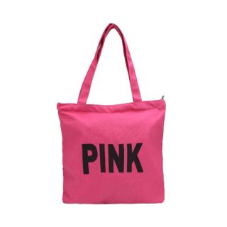 กระเป๋าผ้า สีสดใส pink