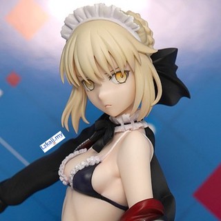 Fate/gr@nd 0rder - Saber[Alter] Arturia Pendragon Maid Ver. 1/7 24 ซม. ฟิกเกอร์อนิเมะ GK ของเล่น ของขวัญ ของสะสม