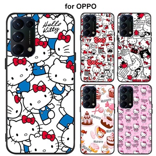 เคส OPPO Reno 8 8Z 4 5 6 7 6Z 7Z Z PRO 5G โทรศัพท์มือถือ ลาย hello kitty สําหรับ