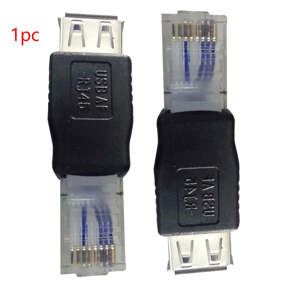 RJ45 Male to Female อะแดปเตอร์ Ethernet Portable LAN Network USB ...