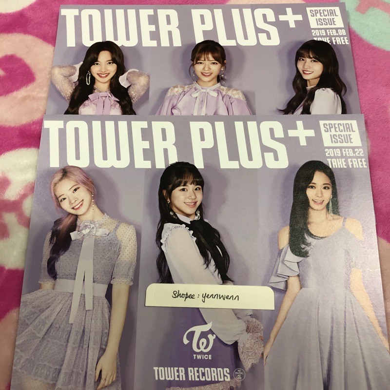 TWICE TWICE2 Japan Tower Records Tower Plus + Specia Issue Official Bromide Flyer Booklet