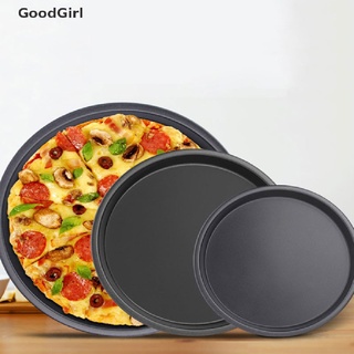 good Round Pizza Plate Pan Deep Dish Tray Carbon Steel Non-stick Mold Baking Mold irl