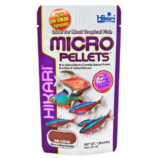 Hikari Micro Pellets อาหารปลา ฮิคาริ ไมโคร เพลเลท สำหรับปลาน้ำจืด เขตร้อนชื้น ขนาดเล็ก เม็ดลอยกลางน้ำ (22g. , 45g.)