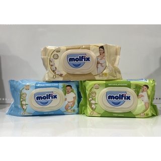 Molfix Wet Wipes โมฟิกทิชชู่เปียกจากธรรมชาติ ปริมาณ 80 Free 20 แผ่น