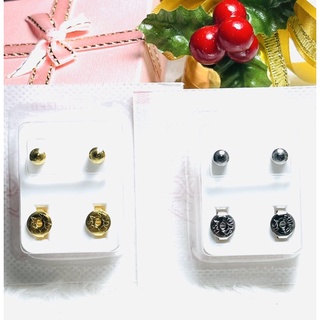 STUDEX Earring for sensitive ของแท้100%แบบบอลกลมเกลี้ยงวัสดุสแตนเลสแท้เกรดเครื่องมือแพทย์สำหรับผิวแพ้ง่าย