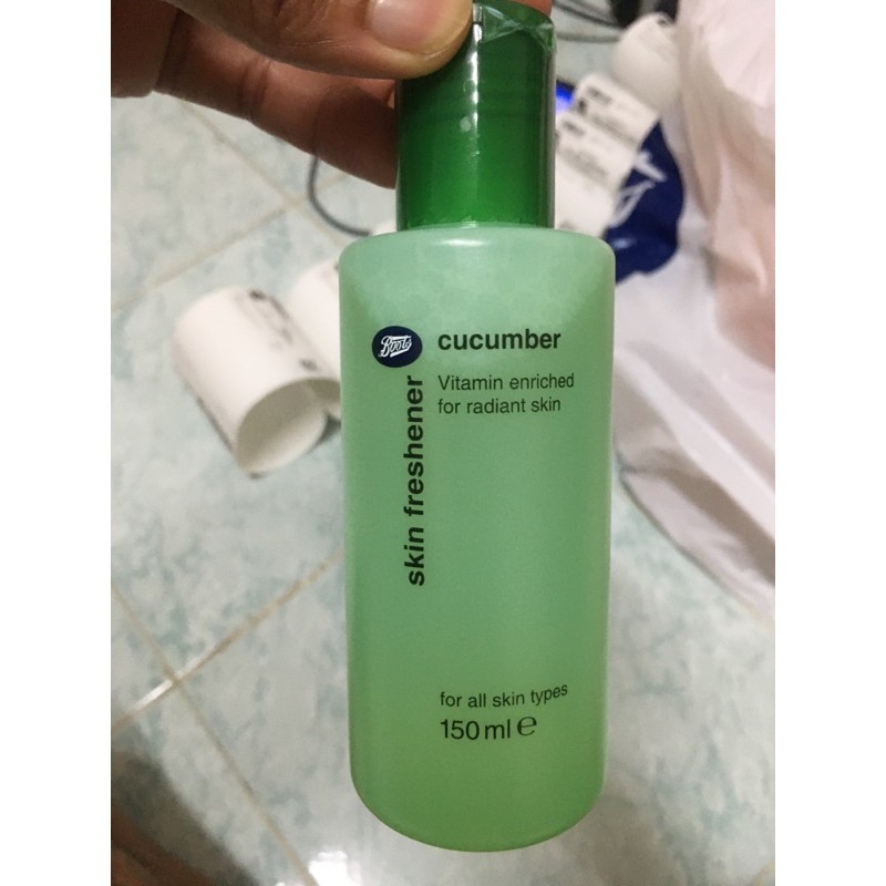 🔥แท้/พร้อมส่ง🔥โทนเนอร์ Boots Cucumber skin freshner