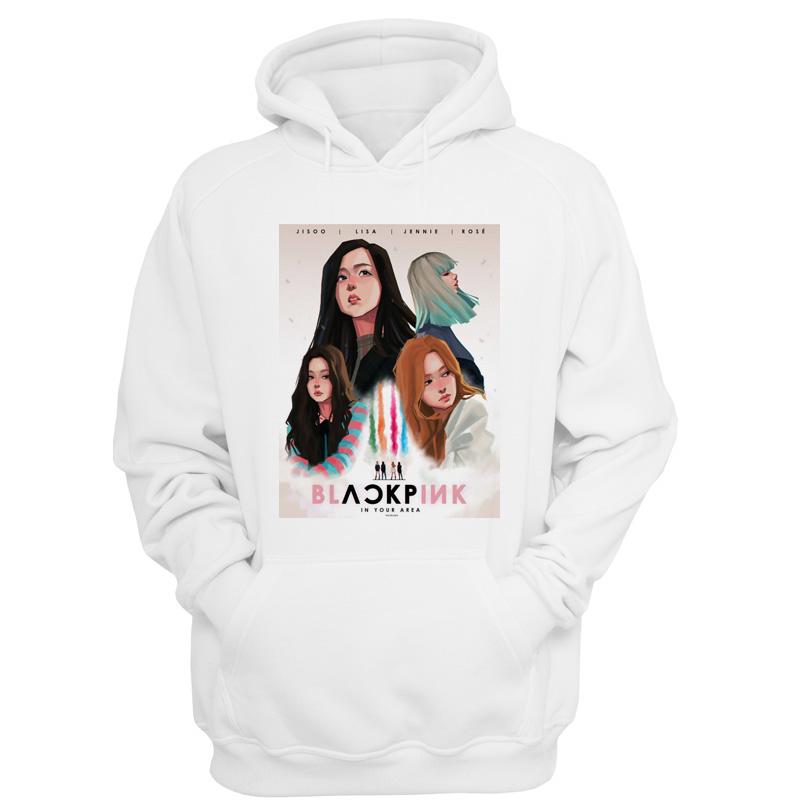 เสื้อกันหนาวแขนยาว เสื้อกันหนาวเสื้อฮู้ดแขนยาว blackpink JENNIE Sweatshirt Hooded sweater Hoodies Cool Sweatshirt Men