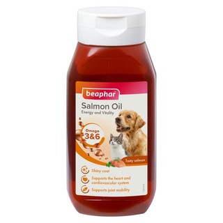 Beaphar Salmon Oil 425 ml. น้ำมันปลาแซลมอน