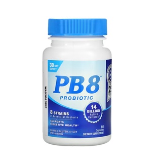 (พร้อมส่ง) Nutrition Now, PB 8, Probiotic, 14 Billion, 60 Capsules