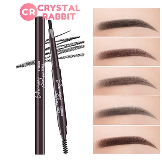 CRYSTAL RABBIT ดินสอเขียนคิ้ว กันน้ำ กันเหงื่อ ติดทนนาน ที่เขียคิ้วดินสอ Drawing Eyebrow Pencil 1 ชิ้น