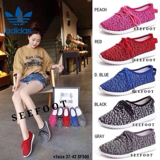 พร้อมส่งคะ ราคา 450.-#ฟรีems  ผ้าใบสไตล์ Adidas รุ่นใหม่ นิ่มมาก ใส่สบาย  สีทูโทน จะใส่ชิว หรือ ออกก