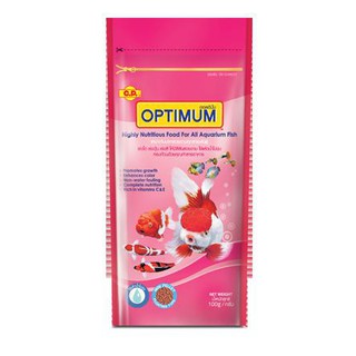 อาหารปลา cp optimum 1kg. อาหารปลาสวยงาม 1 กก.