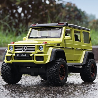 โมเดลรถยนต์ สเกล 1:24 Mercedes Benz G500 โลหะผสม ของเล่น ของขวัญวันเกิด สําหรับเด็กผู้ชาย