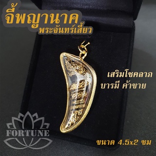 จี้พญานาค พญานาคพระจันทร์เสี้ยว พญานาคราช เครื่องรางแห่งโชคลาภ ความสำเร็จ เงินทอง