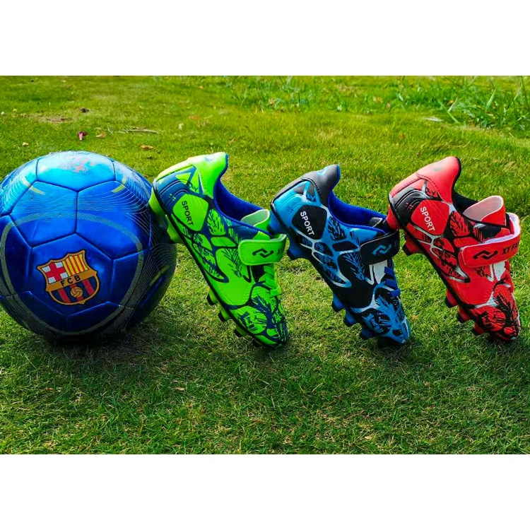 Professional Men Soccer Shoes Unisex Kids TFFG Low Top Football Boots