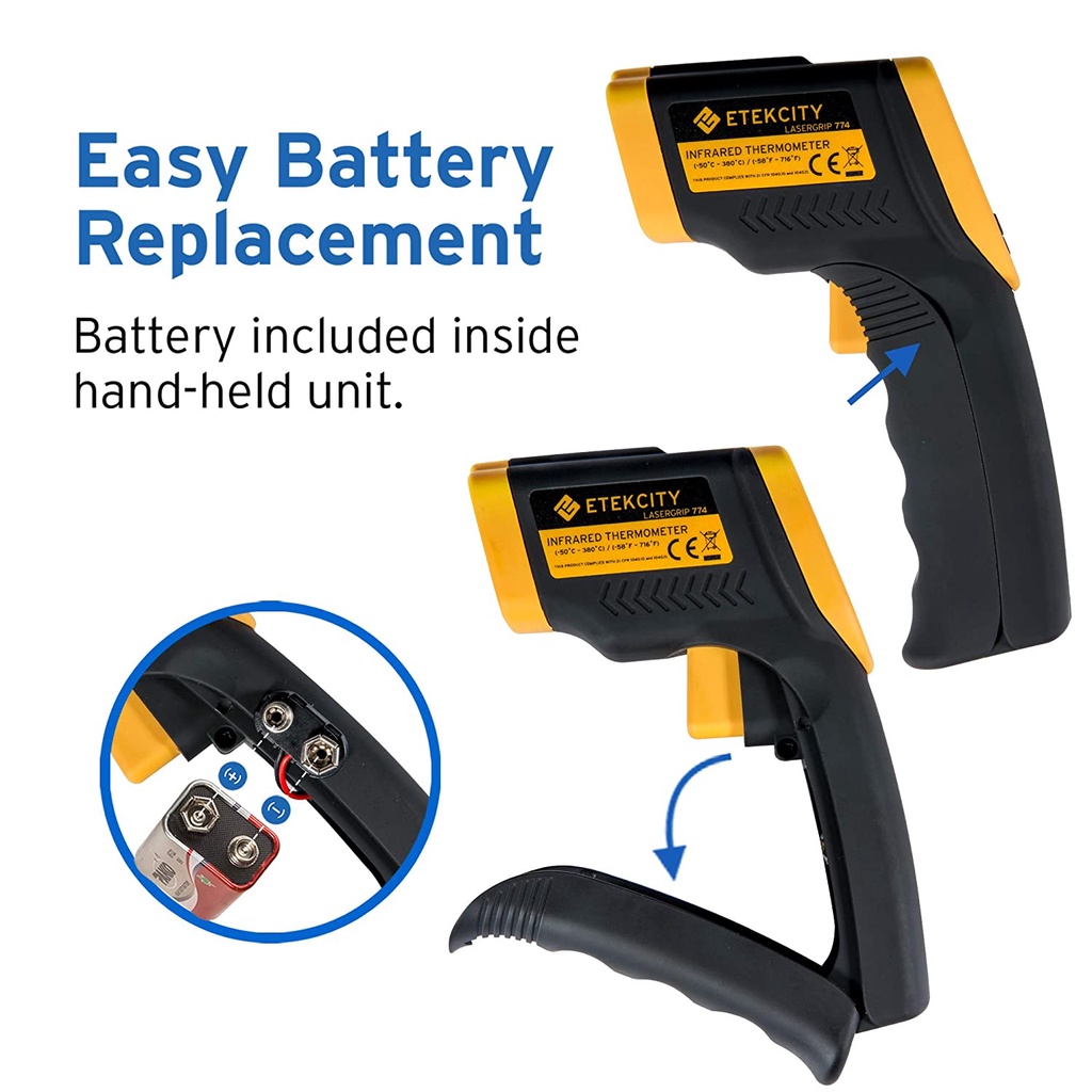 Etekcity อินฟาเรดเทอร์โมมิเตอร์ Etekcity Lasergrip 1080 NonContact