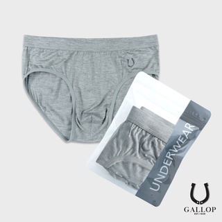 GALLOP : (1ตัว) MENS UNDERWEAR กางเกงในผู้ชาย รุ่น GU9000 สีเทา ราคา 275.-