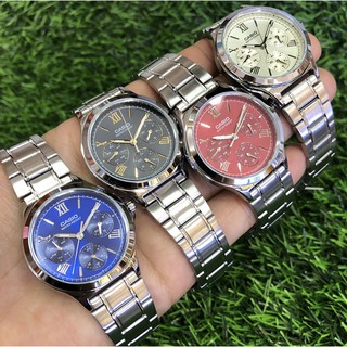 แท้ศูนย์ Casio นาฬิกาข้อมือผู้หญิง รุ่น LTP-V300D ของแท้ 100 % ประกันศูนย์ cmg 1 ปี