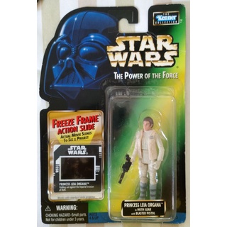 Star Wars The Power of the Force POTF2 Freeze Frame Card Princess Leia (Hoth gear) 3.75"