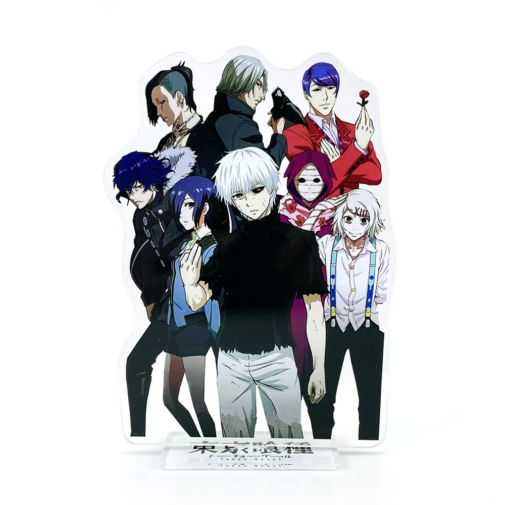 Tokyo Ghoul Kaneki Ken Kirishima Touka Shuu Rize Saiko Kuki Suzuya Juuzou อะคริลิครูปเค้ก topper อะน