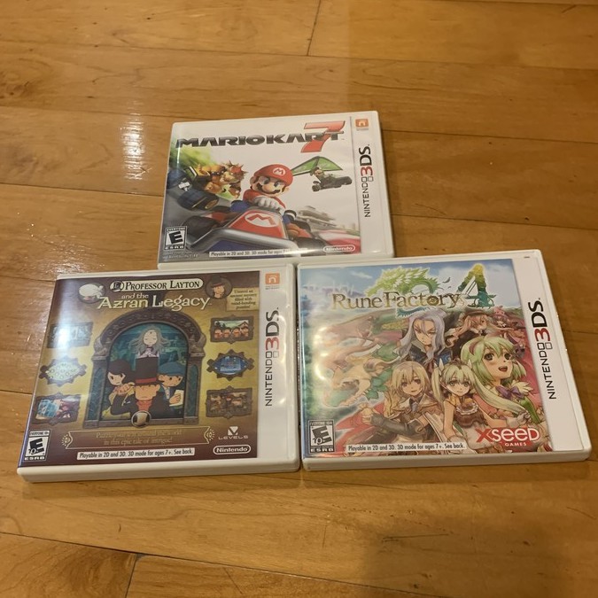 แผ่นเกม 3DS (US มือสอง)