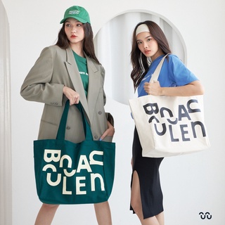 Buuleann Tote Bag กระเป๋าผ้าแคนวาส ขนาด 36x42x15 ซม.