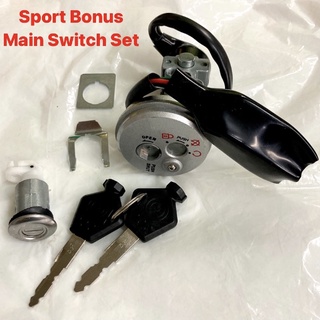 Sym SPORT-BONUS ชุดสวิตช์หลัก (ST) // SPORT BONUS SR 110 115 ชุดกุญแจพิเศษ SUIS KUNCI ชุดกุญแจล็อคที่นั่ง