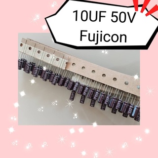 10UF 50V Fujicon      1ชุด มี 10 ตัว