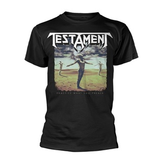 คอลูกเรือเสื้อยืดคอกลมขายดี เสื้อยืดลําลอง แขนสั้น พิมพ์ลาย Testament IBmppa32CJmcel37 สําหรับผู้ชายผ้าฝ้ายแท้