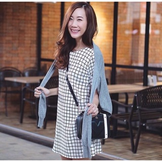 Grid dress