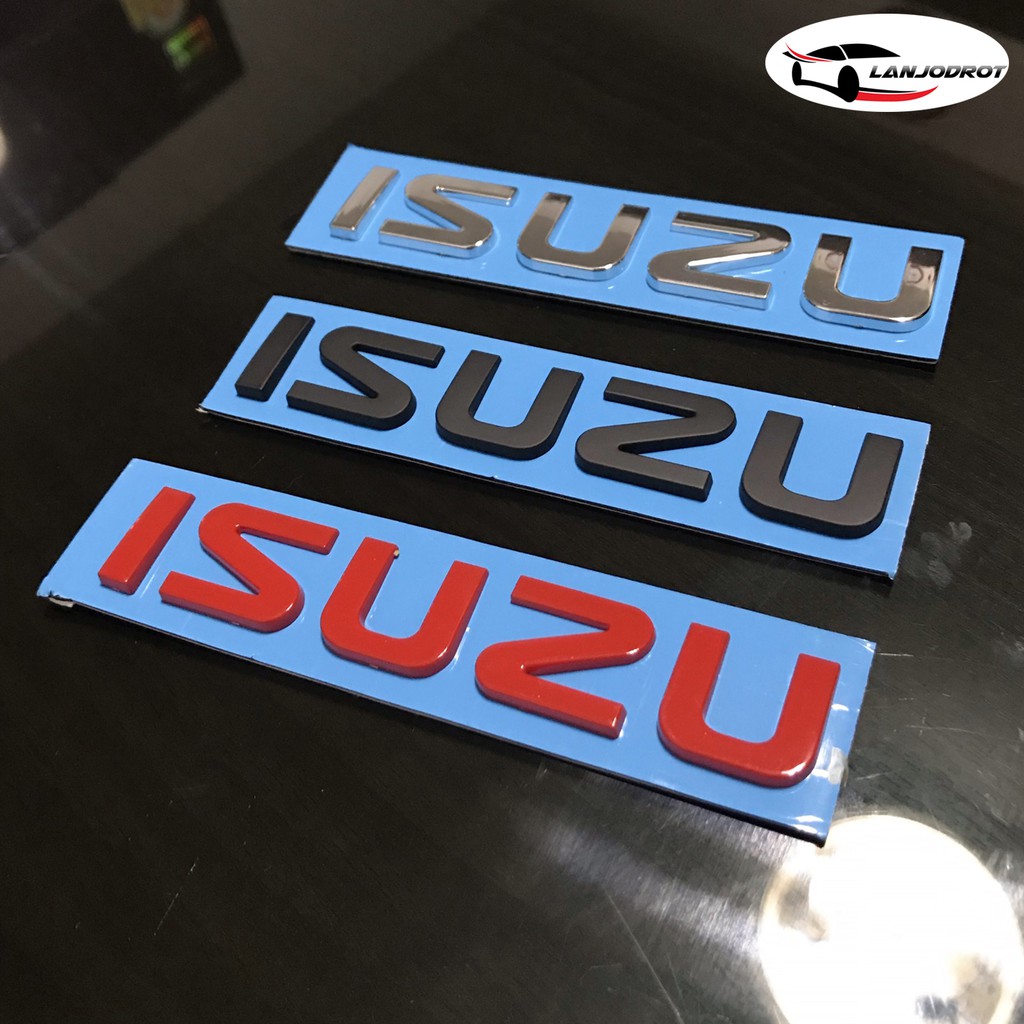 โลโก้ ISUZU ตัวนูน 3D สำหรับ All New ISUZU D-MAX 2020 2021 ติดท้ายรถกระบะ