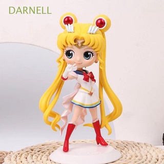 Darnell โมเดลฟิกเกอร์ PVC รูปการ์ตูนอนิเมะเซเลอร์มูน Tsukino Usagi ขนาด 16 ซม. หลากสี ของเล่นสะสม สําหรับเด็ก