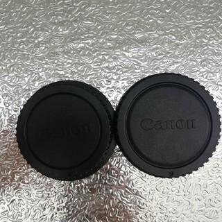 ฝาปิดท้ายเลนส์ CANON ฝาแพ็คคู่ ปิดหน้าบอดี้และหลังเลสน์ สำหรบกล้อง CANON EOS MOUNT BODY COVER LENS REAR CAP