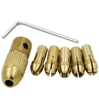 CH06 ชุดหัวจับดอกสว่านจิ๋ว 0.5-3.0 mm สำหรับ มอเตอแกน 2/3/5 มิล DIY เปลี่ยนมอเตอร์เป็นสว่าน